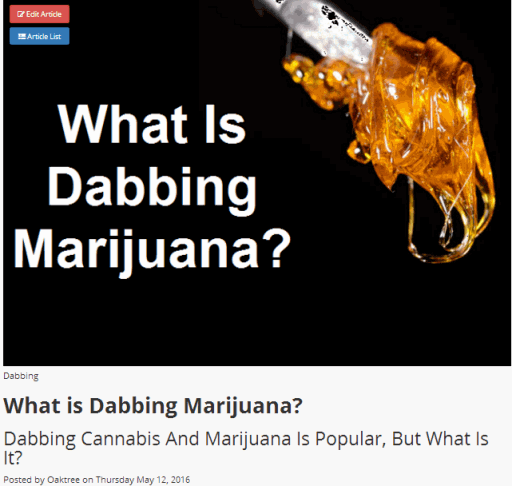WHAT IS DABBING